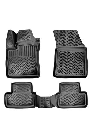 Renault Megane 4 Sedan 2021 Araca Özel Tasarım 3D Havuzlu Paspas