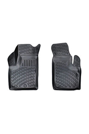 Fiat Doblo PANELVAN (2 Parça) 2001 Araca Özel Tasarım 3D Havuzlu Paspas