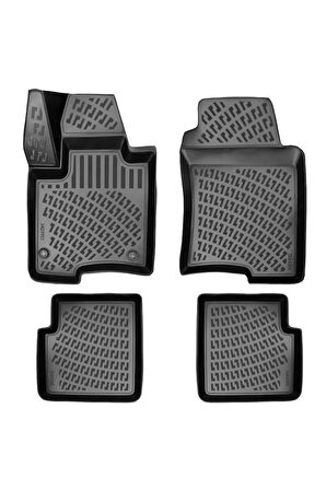 Fiat Panda Hibrit 2021 Araca Özel Tasarım 3D Havuzlu Paspas