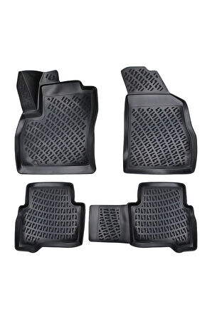 Fiat Fiorino Dizel 2018 Uyumlu Araca Özel Tasarım 3D Havuzlu Paspas