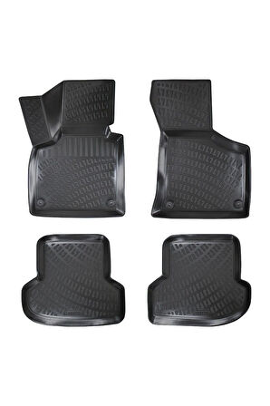 Audi A3 2004 Araca Özel Tasarım 3D Havuzlu Paspas