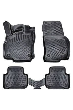 Audi Q3 2022 Araca Özel Tasarım 3D Havuzlu Paspas