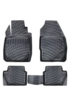 Ford Fusion 2006 Araca Özel Tasarım 3D Havuzlu Paspas