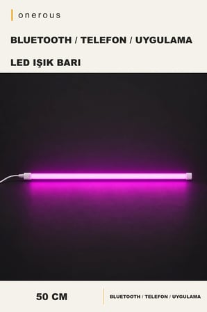 Onerous 50 cm LED LED Işık, Bluetooth