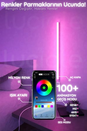 Onerous 50 cm LED LED Işık, Bluetooth