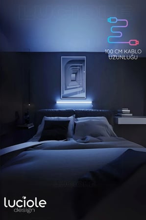 Onerous RGB LED LED Işık, Uzaktan Kumandalı, 16 Renk, 4 Animasyon
