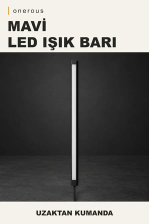 Onerous Mavi LED LED Işık, Uzaktan Kumandalı