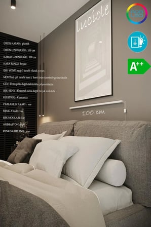 Onerous Mavi LED LED Işık, Uzaktan Kumandalı