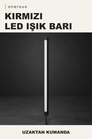 Onerous Kırmızı LED LED Işık, Uzaktan Kumandalı