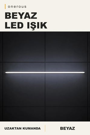 Onerous 100 cm RGB LED Bar, 24 tuş uzaktan kumanda, Parlaklık Ayarlı