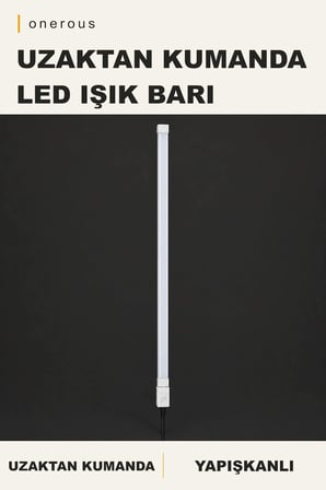 Onerous LED LED Işık, Uzaktan Kumandalı, Yapışkanlı