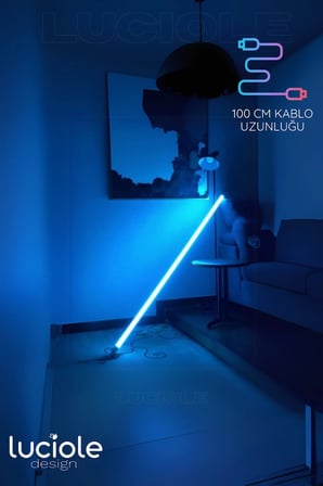 Onerous 1 m RGB LED Duvar Apliği, Uzaktan Kumandalı, Parlaklık Ayarlı