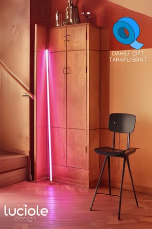 Onerous 1 m RGB Tüp LED Lambader, Uzaktan Kumandalı, Parlaklık Ayarlı