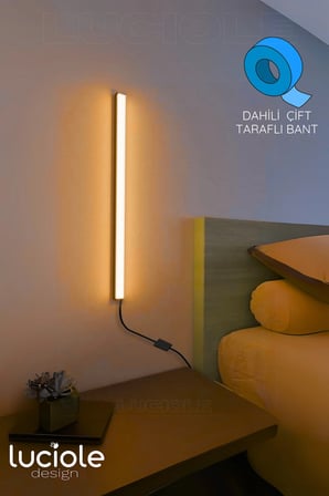 Onerous 50 cm RGB LED Duvar Apliği, Uzaktan Kumandalı, Parlaklık Ayarlı