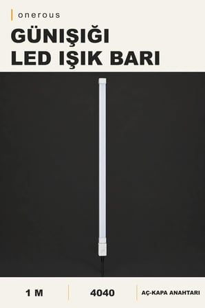 Onerous 1 m Günışığı LED Bar, Anahtarlı, Yapışkanlı