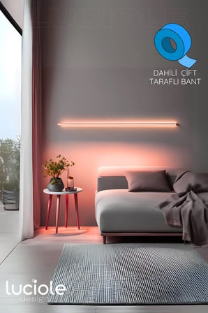 Onerous 1 m RGB LED Duvar Apliği, Uzaktan Kumandalı, Parlaklık Ayarlı
