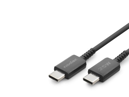 Type-C Şarj Ve Data Kablosu 25W 1 M - Siyah ND1101
