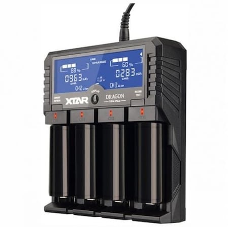 Xtar DRAGON VP4 PLUS Li-ion / NI-CD / NI-MH Pil Şarj Cihazı