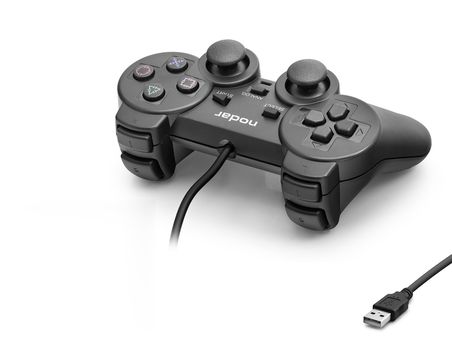 Pc Uyumlu Kablolu Usb Gamepad Oyun Kolu - Siyah ND401