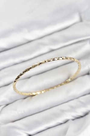 CM Gold Renk Lazer Kesim 65 mm Bilezik TJ-BB8619