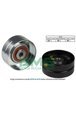 ALTERNATÖR GERGİ RULMANI CLIO I 1.7-1.8 91-98 - R19 I-II 1.7-1.8 88-96