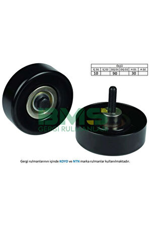 ALTERNATÖR GERGİ RULMANI FIESTA 1.8DI 00- -FOCUS 1.8TDCI-1.8DI-1.8TDDI 98-04 -TOURNEO CONNEC 313105