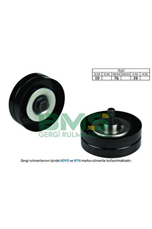 ALTERNATÖR GERGİ RULMANI ASTRA G-H-COMBO-CORSA 1.7 DTI