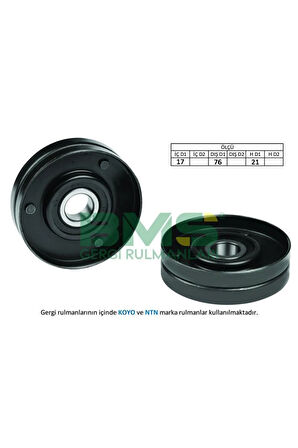 Alternatör Gergi Rulmanı A4 1.6-1.8-1.8 T A6 1.8-1.8 T