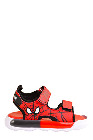 Erkek Çocuk Işıklı Örümcek Adam Spider Sandalet