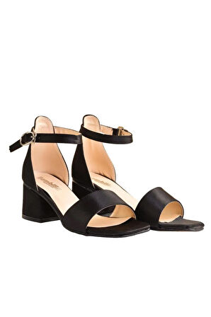 Bilekten Bağlamalı Topuklu Genç Kız Çocuk Abiye Ayakkabı