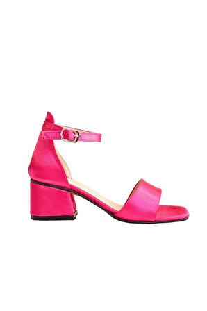 Bilekten Bağlamalı Topuklu Genç Kız Çocuk Abiye Ayakkabı