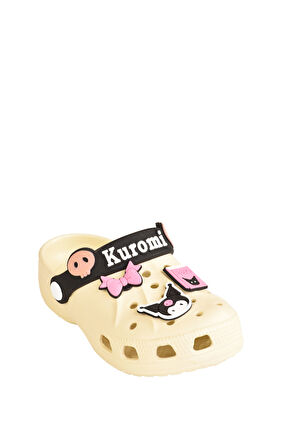 Kuromi My Melody Kız Çocuk Kaymaz Taban Terlik Havuz Plaj Sandaleti