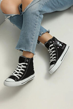  Kuromi Baskılı  Bilekli Spor Ayakkabı Sneakers