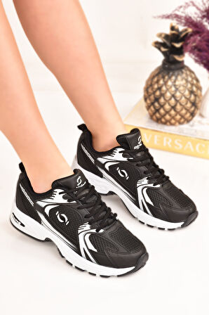 Kadın Ortopedik Triko Yürüyüş Spor Ayakkabısı Günlük Sneaker