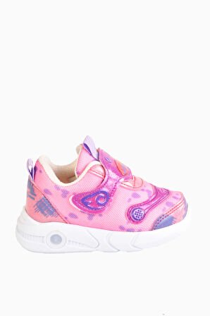 Işıklı Gülen Yüz Figür Çocuk Ayakkabı Esnek Tabanlı Nefes Alabilen  Çocuk Spor Ayakkabı