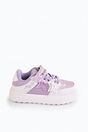 Kız Çocuk Yıldız Detaylı Sneaker Ayakkabı 