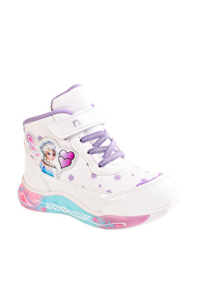 Kız Çocuk Işıklı Prensesli Spor Ayakkabı / Hafif Spor Bot&Bootie