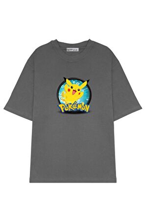 Unisex Oversize T-shirt Pokemon Pikachu2