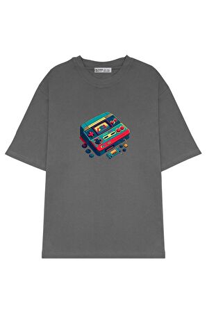 Unisex Oversize T-shirt Tetris