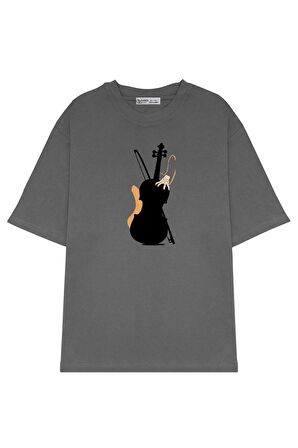 Unisex Oversize T-shirt Wednesday cello