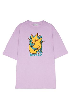 Unisex Oversize T-shirt Pokemon Pikachu 1