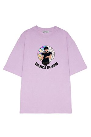 Unisex Oversize T-shirt Wednesday Dance Queen