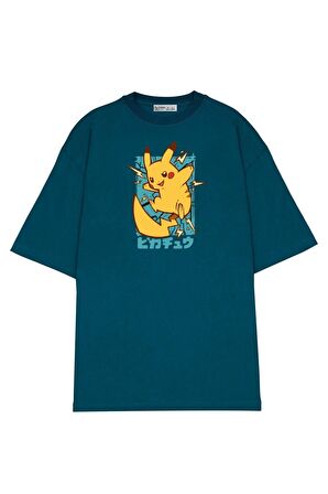 Unisex Oversize T-shirt Pokemon Pikachu 1