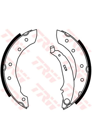 ARKA PABUÇ BALATA P106-P206-P306-SAXO-XSARA-CLIO II-SYMBOL-THALIA-LGN-TWNG-LOGAN