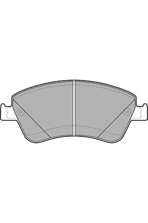 ÖN BALATA TOYOTA AURIS-COROLLA 1.4D-1.4 VVTI-1.6 VVTI-2.0D-4D-2.2D 07 D4D GDB348