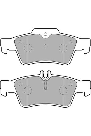Fren Balatası Arka Mercedes C218 C219 W211 S211 W212 S212 W221 C215