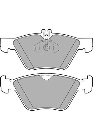 Fren Balatası On Mercedes W210 W211 S211 C208 A208