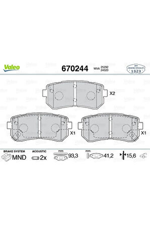 Arka Balata Hyundaı Ix35 1.6-2.0-2.0 4wd 10 Kıa Cerato Iı 2.0-1.6 Cvvt-2.0 Gdı 1