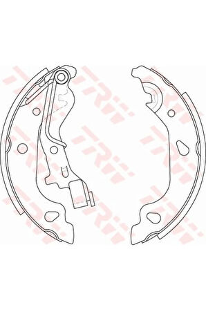 ARKA PABUÇ BALATA PUNTO 1.2 1.3JTD 1.9JTD 99 03 GRANDE PUNTO 1.3D 08 TÜM MODELLER 180x32 313105