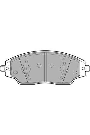 ÖN BALATA CHEVROLET AVEO SEDAN 1.2-1.4-1.6-1.3D 11 AVEO HB 1.2-1.2 LPG-1.4-1.6-1